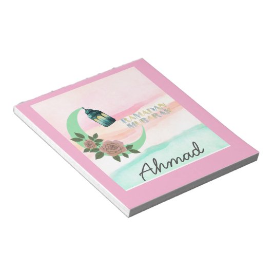 Personalized Ramadan Notitieblok (Schuin)
