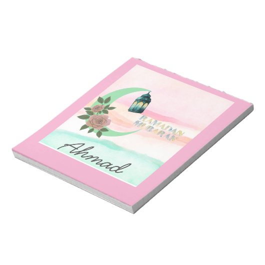 Personalized Ramadan Notitieblok (Linkerzijde)