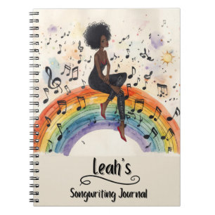 PERSONALIZED Rap Hip Hop Liedjes Schrijven Journal Notitieboek