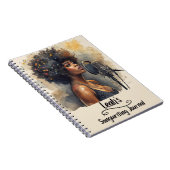 PERSONALIZED Rap Hip Hop Liedjes Schrijven Journal Notitieboek (Rechterzijde)