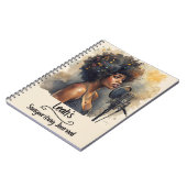 PERSONALIZED Rap Hip Hop Songwriting Journal Notitieboek (Linkerzijde)