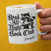 Personalized Read All Night Bookworm Koffiemok
