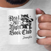 Personalized Read All Night Bookworm Koffiemok