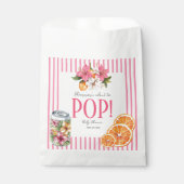 personalized Ready to Pop Tropical Floral Citrus Bedankzakje (Voorkant)