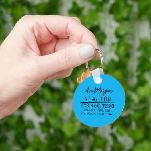 Personalized Real Estate Agent Gift Sleutelhanger (Hand)