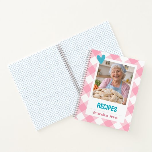 Personalized Recipe Notebook Notitieboek (Binnen)