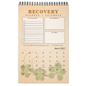 PERSONALIZED Recovery Quote Progress Gift Planner Kalender (Mar 2027)