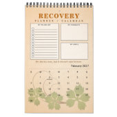 PERSONALIZED Recovery Quote Progress Gift Planner Kalender (Feb 2027)