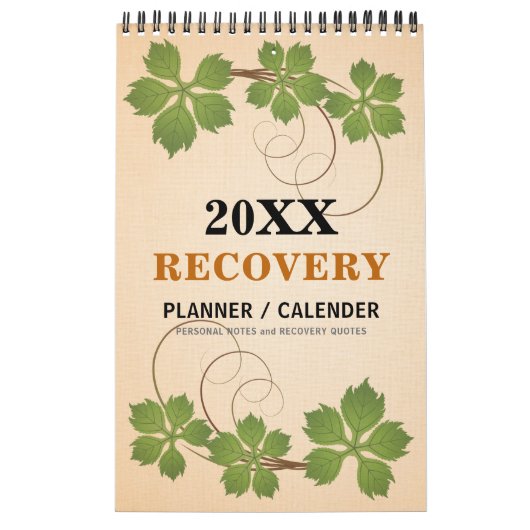 PERSONALIZED Recovery Quote Progress Gift Planner Kalender (Hoes)
