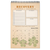 PERSONALIZED Recovery Quote Progress Gift Planner Kalender (Jan 2026)