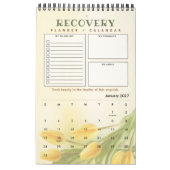 PERSONALIZED Recovery Quote Progress Gift Planner Kalender (Jan 2027)