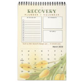 PERSONALIZED Recovery Quote Progress Gift Planner Kalender (Mar 2026)