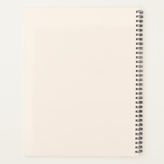 Personalized Red/Blue Stripe Hot Air Balloon Planner (Achterkant)