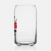 Personalized Red Class of 2026 Graduation Blikvorm Glas (Links)