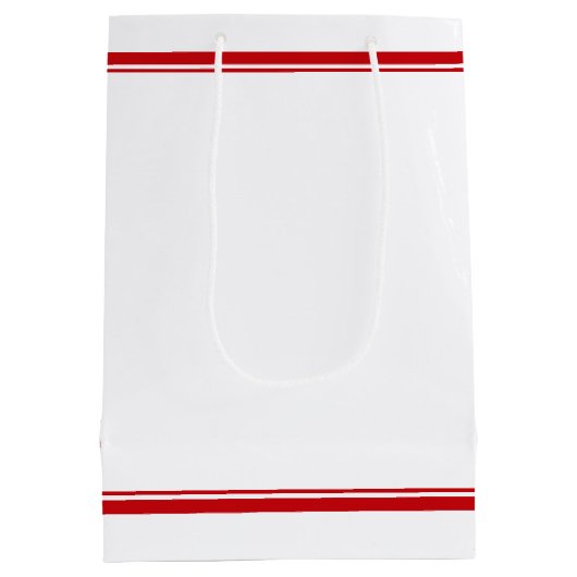 Personalized Red Class of 2026 Graduation Medium Cadeauzakje (Achterkant)