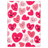 Personalized Red Heart Happy Valentine’s Day Lover Klembord (Achterkant)