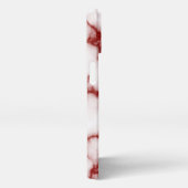 Personalized red marbled - iPhone hoesje (Rechterkant)