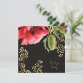 Personalized Red Poppy (Staand voorkant)