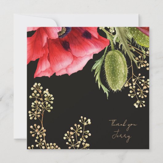 Personalized Red Poppy (Voorkant)