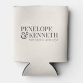 Personalized Rehearsal Dinner Favor Wedding Ivory Blikjeskoeler (Voorkant)