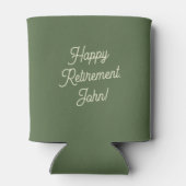 Personalized Retiree Party Favor Retirement Photo  Blikjeskoeler (Achterkant)