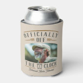 Personalized Retiree Party Favor Retirement Photo Blikjeskoeler (Blikje Voorkant)