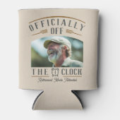 Personalized Retiree Party Favor Retirement Photo Blikjeskoeler (Voorkant)