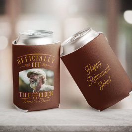 Personalized Retiree Party Favor Retirement Photo  Blikjeskoeler