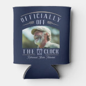 Personalized Retiree Party Favor Retirement Photo  Blikjeskoeler (Voorkant)