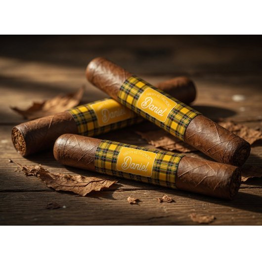 Personalized Retirement Cigar Band Sticker