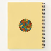 Personalized Retro 60s Music Inspired Design Notitieboek (Achterkant)