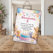 Personalized Retro Birthday Invitation Kaart