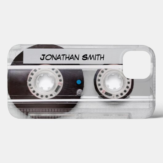 Personalized Retro Casette 80's Case-Mate iPhone Case (Achterkant (horizontaal))