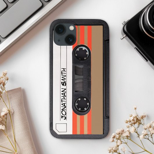Personalized Retro Casette 80's Case-Mate iPhone Case