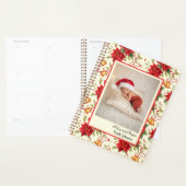 Personalized Retro Christmas Floral Stationery  Planner (Display)