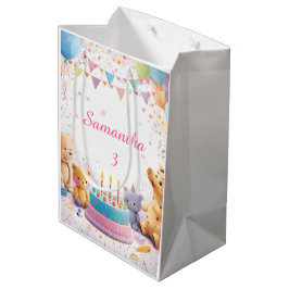 Personalized Retro Gift Bag Medium | Kids Birthday Cadeauzakje