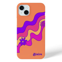Personalized Retro Orange, Pink, Purple