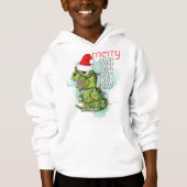 Personalized Rex-Mas Ugly Christmas Boys Sweater (Voorkant)
