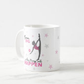 Personalized Rhythmic Gymnast Dream Big Coffee Mug Koffiemok (Voorkant links)