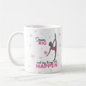 Personalized Rhythmic Gymnast Dream Big Coffee Mug Koffiemok (Links)