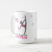 Personalized Rhythmic Gymnast Dream Big Coffee Mug Koffiemok (Voorkant links)
