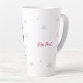 Personalized Rhythmic Gymnast Dream Big Coffee Mug Latte Mok (Rechterhoek)