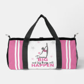 Personalized Rhythmic Gymnast Dream Big Duffel Bag Plunjezak (Voorkant)