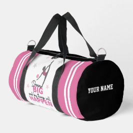 Personalized Rhythmic Gymnast Dream Big Duffel Bag Plunjezak