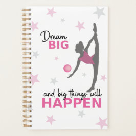 Personalized Rhythmic Gymnast Dream Big Planner wi