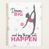 Personalized Rhythmic Gymnast Dream Big Planner wi (Voorkant)