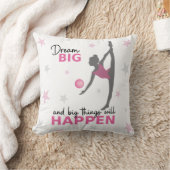 Personalized Rhythmic Gymnast "Dream Big" Throw Pi Kussen (Deken)