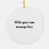 Personalized Rhythmic Gymnastic Christmas Ornament (Achterkant)
