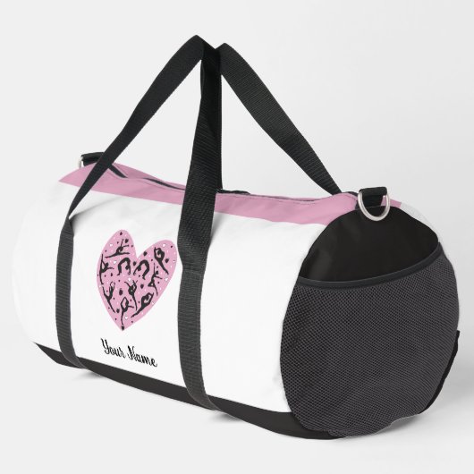 Personalized Rhythmic Gymnastics Duffle Bag Plunjezak (Rechterhoek)