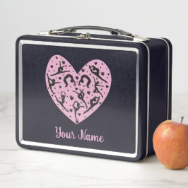 Personalized Rhythmic Gymnastics Metal Lunch Box